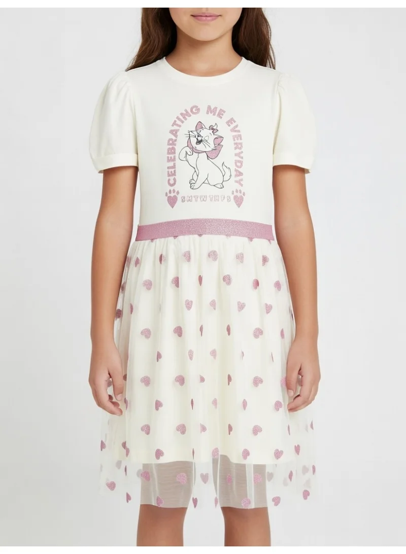 Disney  Marie the Cat | Tulle Dress | Cream for Women | Best Price UAE